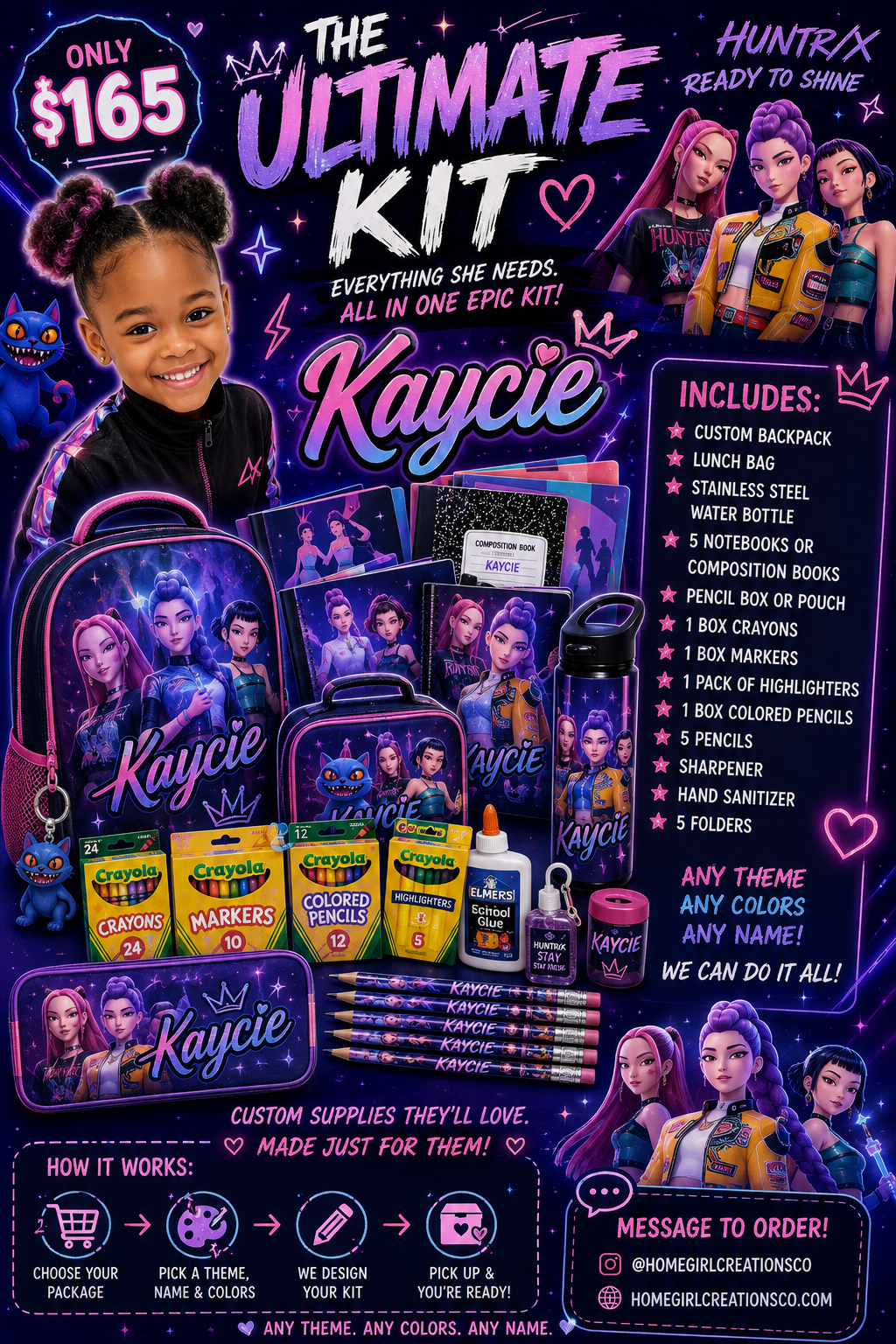 Custom School Supply Kits