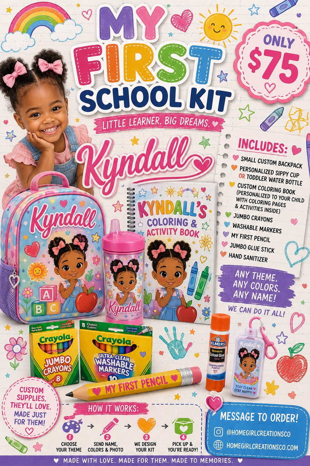 Custom School Supply Kits