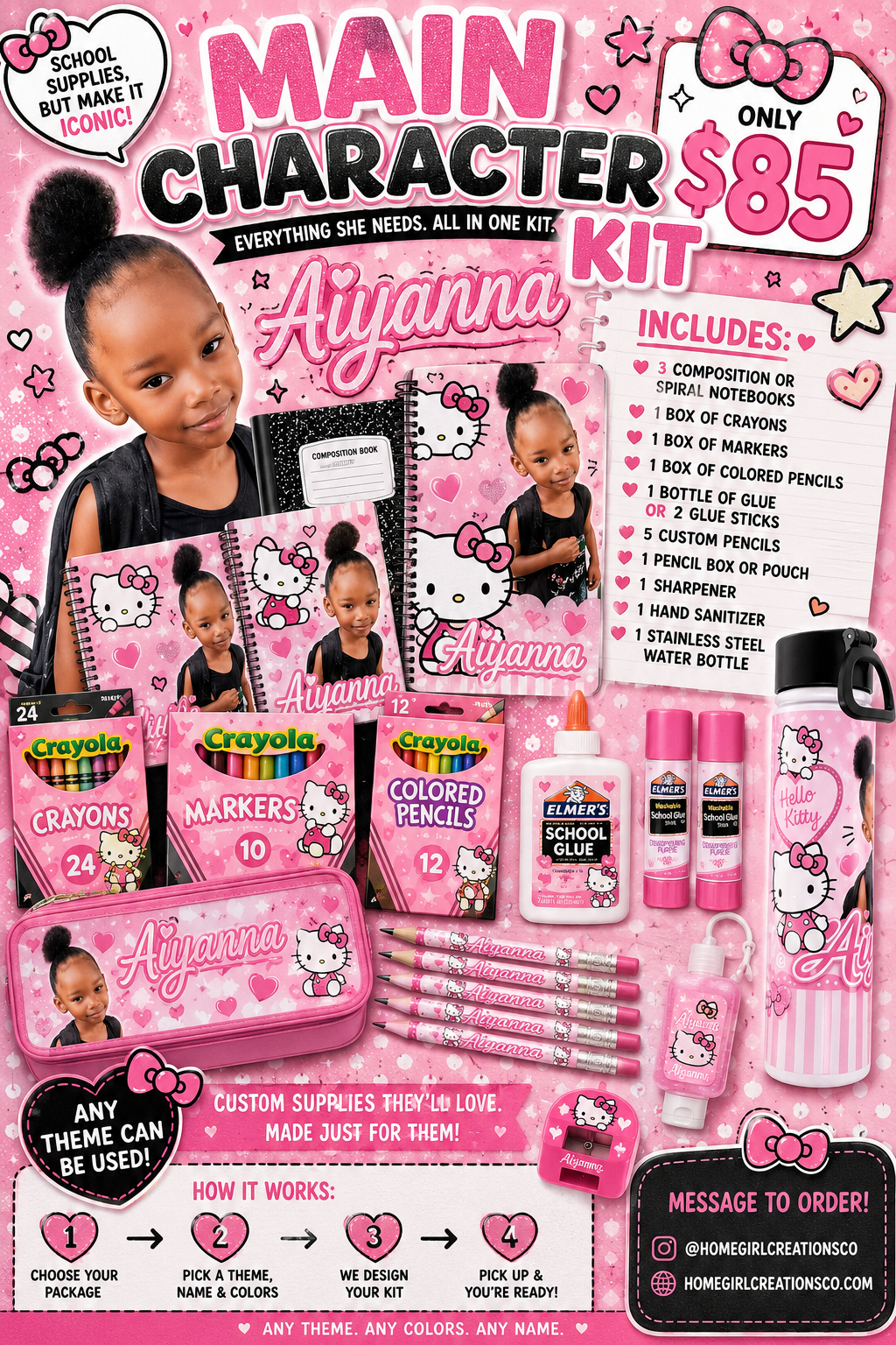 Custom School Supply Kits